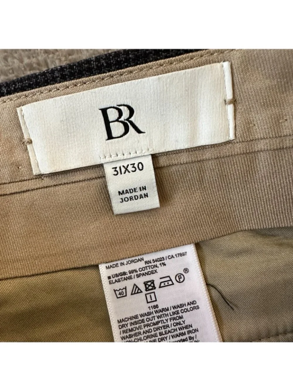 Banana Republic Men's Trousers Pants Slacks 31x30 Tessuti of Sondrio Italian